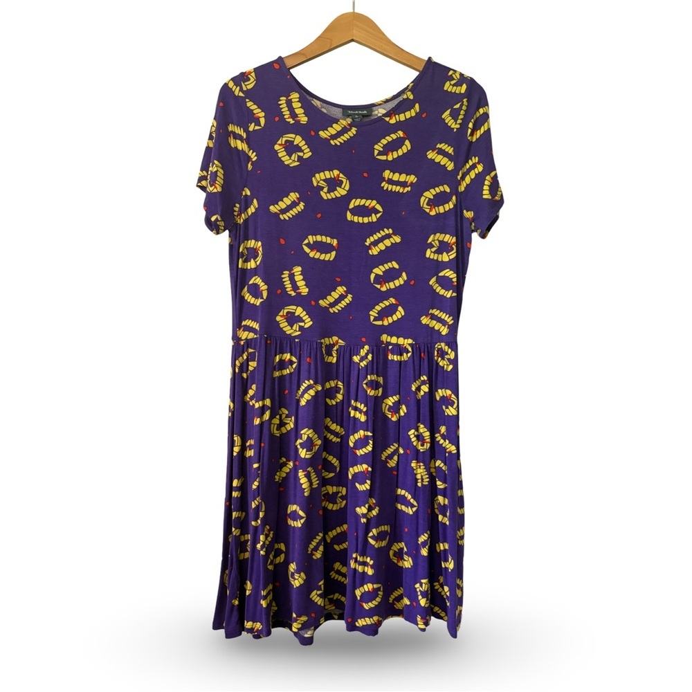 ModCloth Vampire Fangs Halloween Dress Size L
